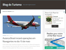 Tablet Screenshot of blogdoturismo.com.br